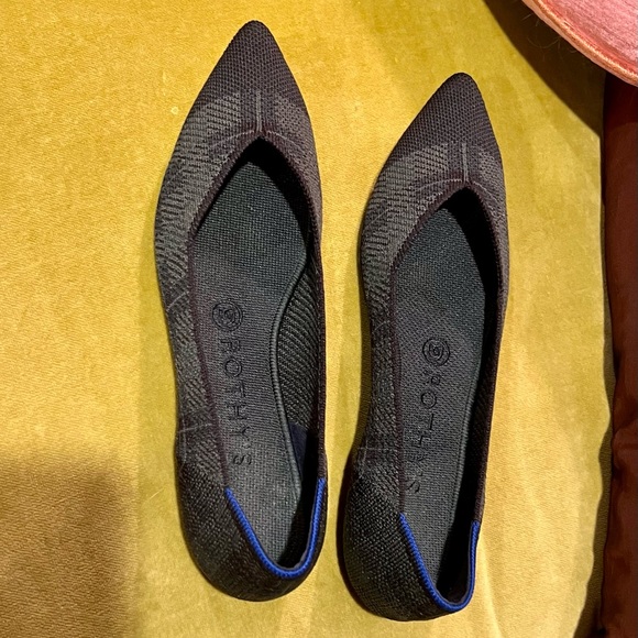 NIB Rothy's Racer Green Check - The Point 8.5 - Retired - Picture 2 of 7